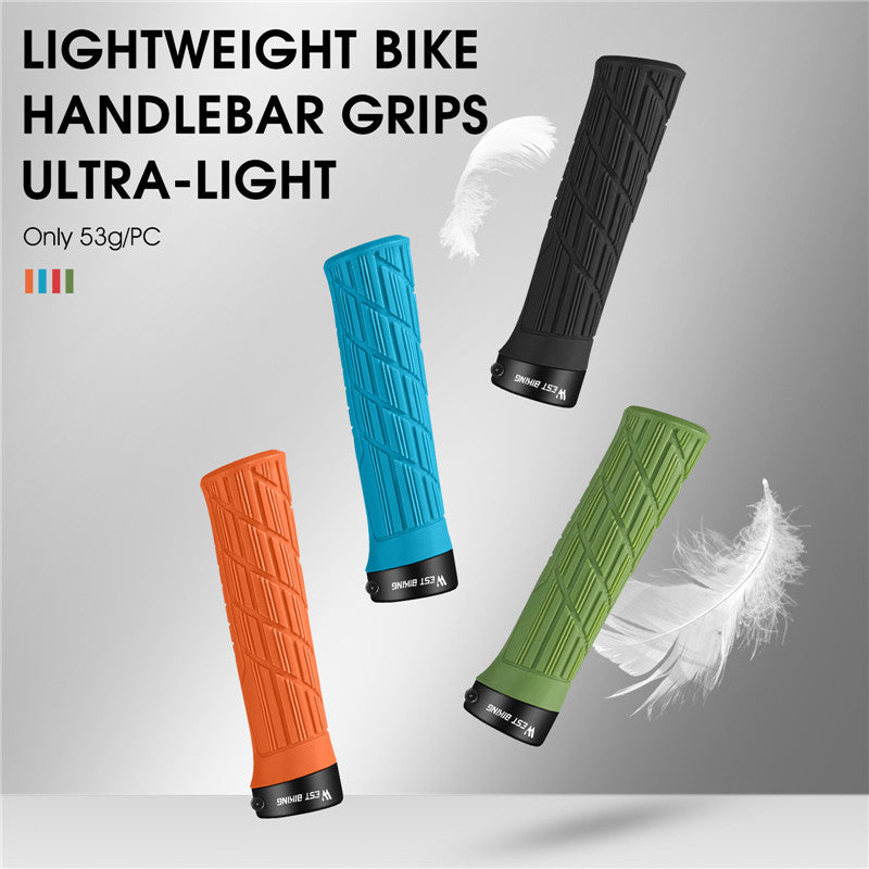 WEST BIKING YP0804063 One Pair Bike Handlebar Grips Non-slip Bicycle Handlebar Grips Cover for Mountain Bike Scooters Road Bike BMX MTB