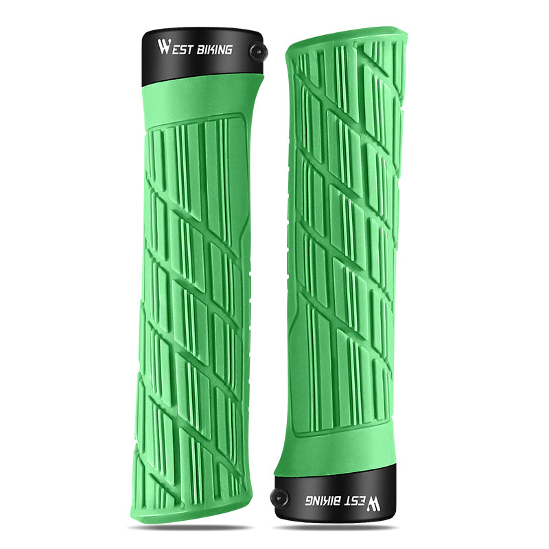 WEST BIKING YP0804063 One Pair Bike Handlebar Grips Non-slip Bicycle Handlebar Grips Cover for Mountain Bike Scooters Road Bike BMX MTB