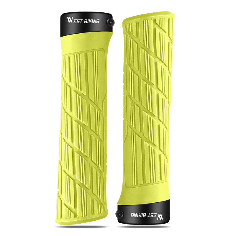 WEST BIKING YP0804063 One Pair Bike Handlebar Grips Non-slip Bicycle Handlebar Grips Cover for Mountain Bike Scooters Road Bike BMX MTB