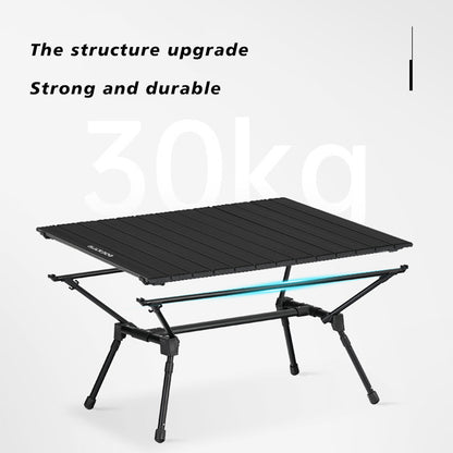 BLACKDOG BD-ZZ003 Portable Camping Table Folding Aluminum Alloy Desk Easy to Carry for Outdoor Picnic BBQ Beach Hiking