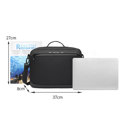 OZUKO Business Briefcase 15.6-inch Laptop Bag Water Resistant Messenger Shoulder Bag Durable Office Bag Travel Bag