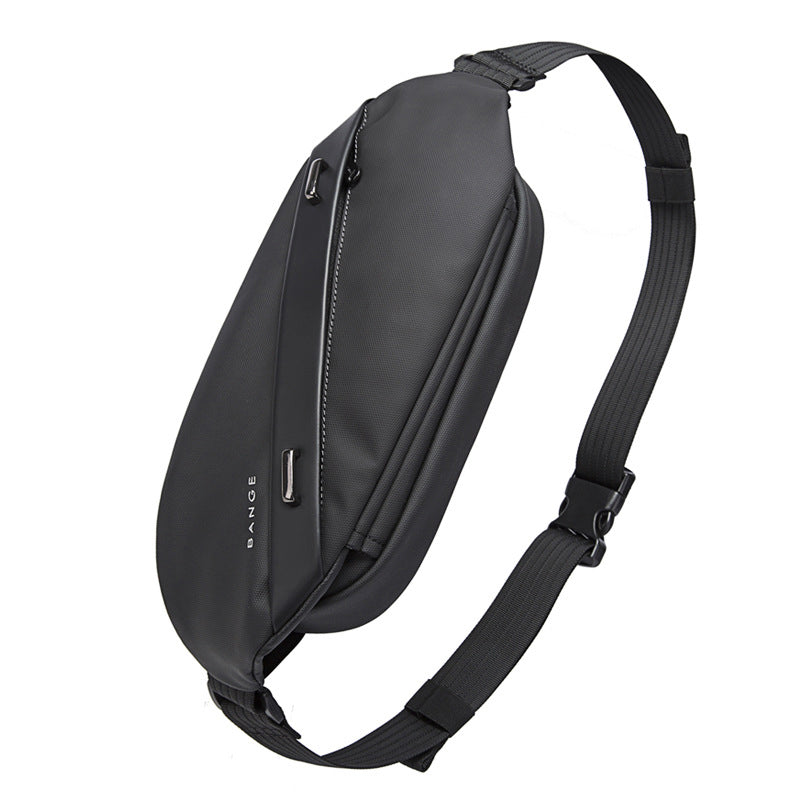 BANGE BG-7295 Men Chest Bag Waterproof Crossbody Shoulder Bag with Eyeglasses Hook and Anti-theft Pocket