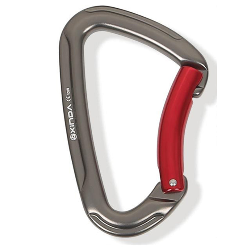 XINDA XD-3021 Outdoor Rock Climbing Carabiner Quick Release Aluminum Alloy D-shape Safety Buckle Hanging Lock