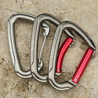 XINDA XD-3021 Outdoor Rock Climbing Carabiner Quick Release Aluminum Alloy D-shape Safety Buckle Hanging Lock