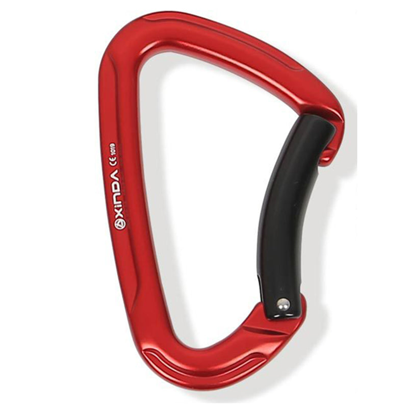 XINDA XD-3021 Outdoor Rock Climbing Carabiner Quick Release Aluminum Alloy D-shape Safety Buckle Hanging Lock