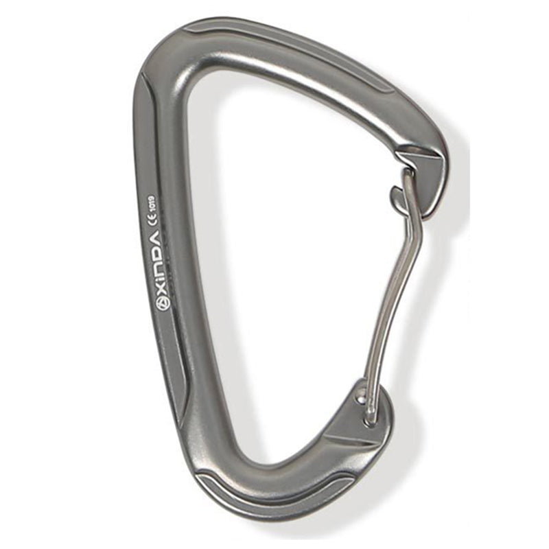 XINDA XD-3021 Outdoor Rock Climbing Carabiner Quick Release Aluminum Alloy D-shape Safety Buckle Hanging Lock