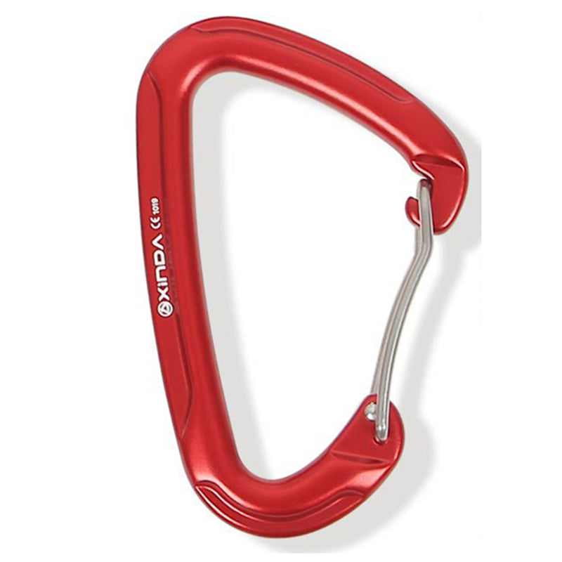 XINDA XD-3021 Outdoor Rock Climbing Carabiner Quick Release Aluminum Alloy D-shape Safety Buckle Hanging Lock