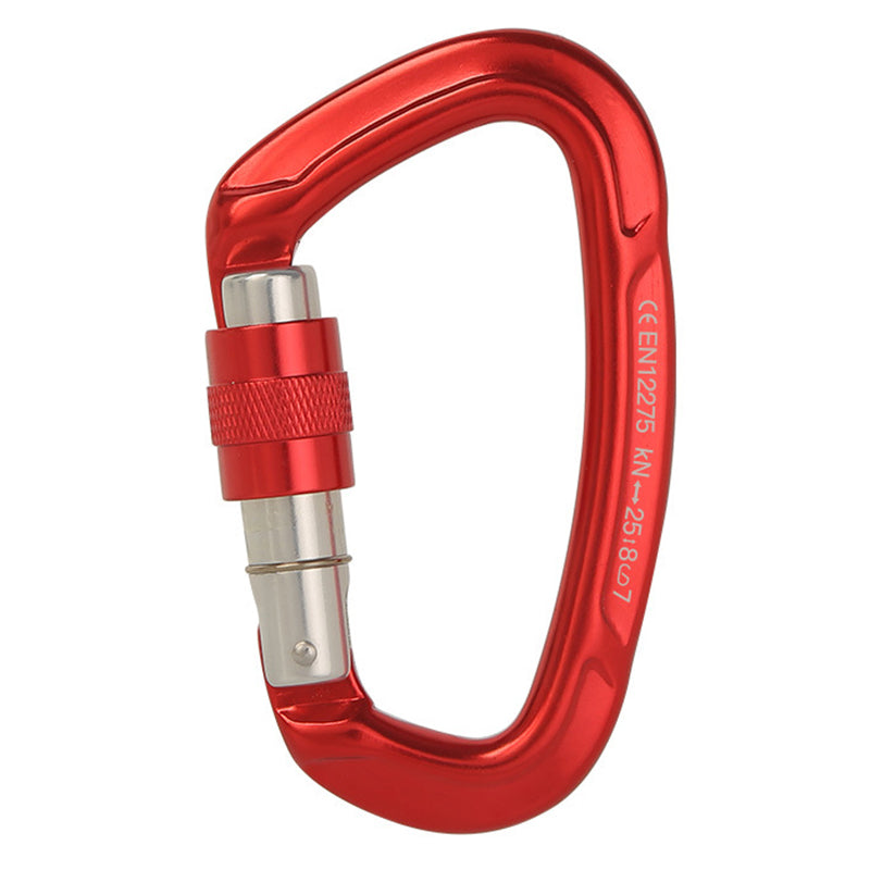 XINDA B8120BN Aluminum Alloy Keychain Carabiner D-Shape Hanging Buckle for Outdoor Camping Hiking Backpacking