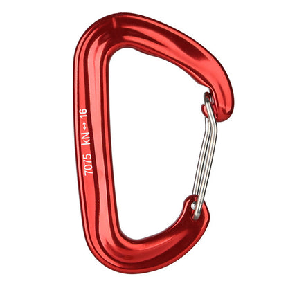 XINDA D-8502 D-Shape 16KN Hanging Buckle Carabiner Hook for Men Women Outdoor Camping Hiking Workout Rock Climbing Dog Leash