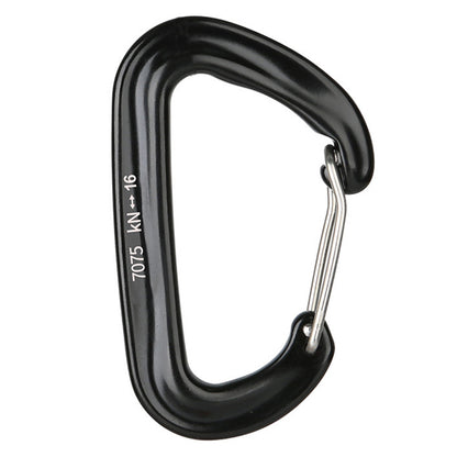 XINDA D-8502 D-Shape 16KN Hanging Buckle Carabiner Hook for Men Women Outdoor Camping Hiking Workout Rock Climbing Dog Leash