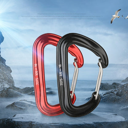 XINDA D-8502 D-Shape 16KN Hanging Buckle Carabiner Hook for Men Women Outdoor Camping Hiking Workout Rock Climbing Dog Leash