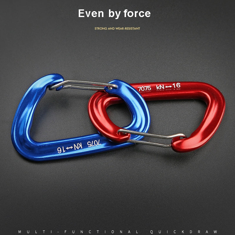 XINDA D-8502 D-Shape 16KN Hanging Buckle Carabiner Hook for Men Women Outdoor Camping Hiking Workout Rock Climbing Dog Leash