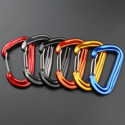 XINDA D-8502 D-Shape 16KN Hanging Buckle Carabiner Hook for Men Women Outdoor Camping Hiking Workout Rock Climbing Dog Leash