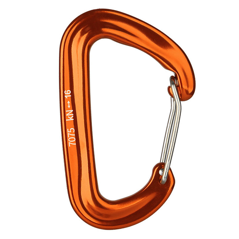 XINDA D-8502 D-Shape 16KN Hanging Buckle Carabiner Hook for Men Women Outdoor Camping Hiking Workout Rock Climbing Dog Leash