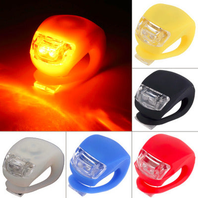 Bicycle Light Front and Rear Silicone LED Bike Light Multi-Purpose Water Resistant Headlight Taillight for Cycling Safety