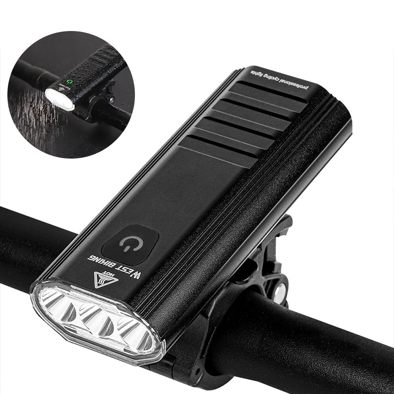 WEST BIKING Waterproof LED Bike Headlight Night Riding Light