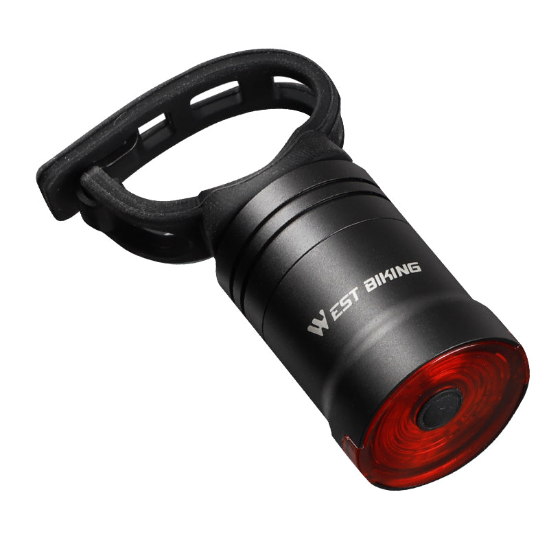 WEST BIKING Bicycle Smart Taillight Brake Sensing Bike Rear Light USB Rechargeable Tail Light