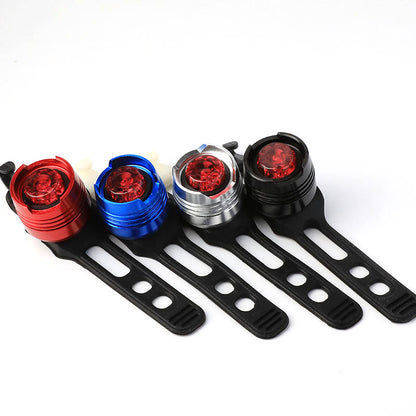 Bike Tail Light Powerful 3 Light Modes Bicycle Back Taillight Aluminum Alloy Road Cycling Light