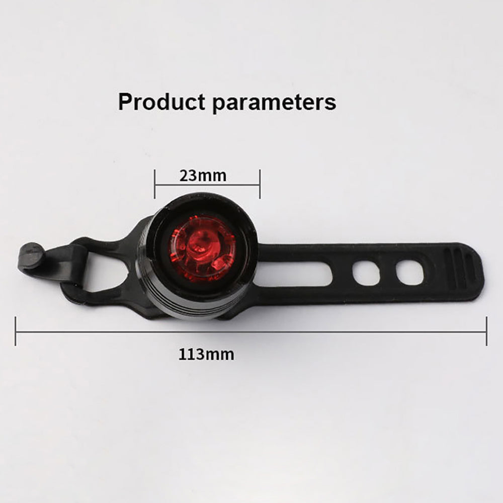 Bike Tail Light Powerful 3 Light Modes Bicycle Back Taillight Aluminum Alloy Road Cycling Light