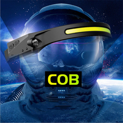 LX200 LED Headlamp Rechargeable COB Super Bright Head Lamp 4 Modes Waterproof Adjustable Headlamp Spotlight