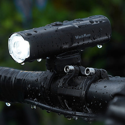 WIND&MOON M03-800 German Standard Super Bright LED Bike Front Light Torch Waterproof Anti-glare Bicycle Night Cycling Safety Lamp