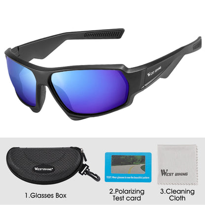 WEST BIKING YP0703140 Cycling Driving Polarized Glasses Eye Protection Goggles Outdoor Sports Windproof Anti-UV Sunglasses