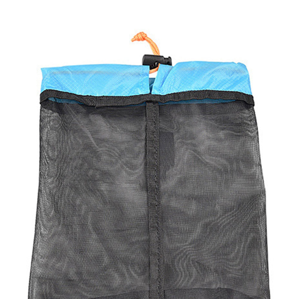 LUCKSTONE Size XL Foldable Laundry Bag Large Heavy Duty Dirty Wet Clothes Storage Bag Fishing Net for Travel and Camping