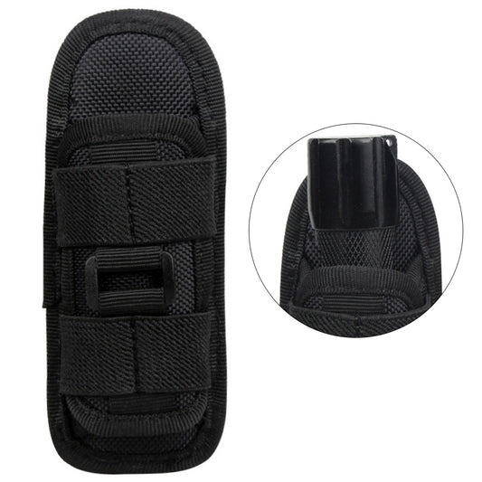 H-133 Outdoor Tactical Flashlight Pouch Holster 360 Degree Rotating Waist Bag for Belt Torch Cover Hunting Lighting Pouch