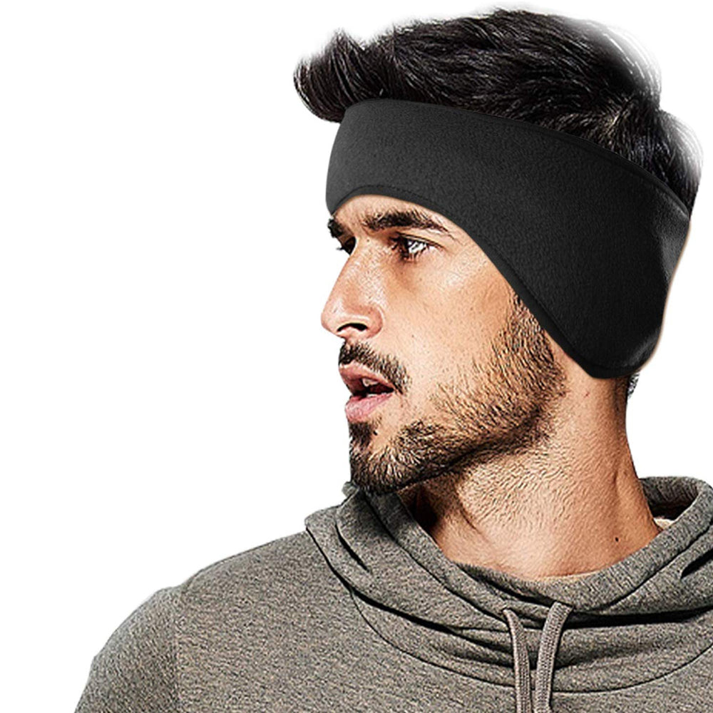 A55 Autumn Winter Ear Forehead Protection Warm Earmuff Headgear Outdoor Cycling Running Skiing Fleece Sports Headband