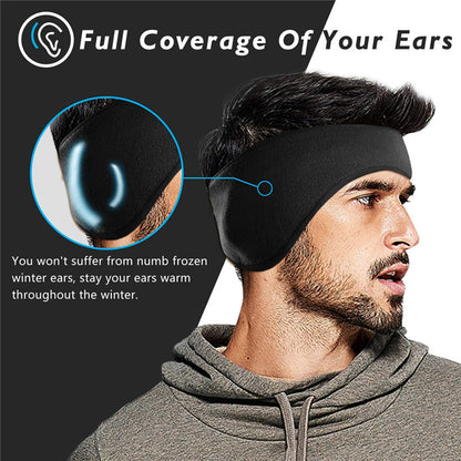 A55 Autumn Winter Ear Forehead Protection Warm Earmuff Headgear Outdoor Cycling Running Skiing Fleece Sports Headband