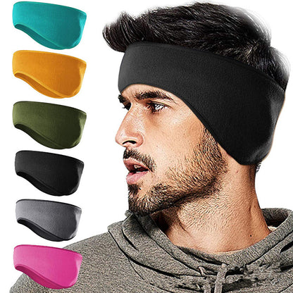 A55 Autumn Winter Ear Forehead Protection Warm Earmuff Headgear Outdoor Cycling Running Skiing Fleece Sports Headband