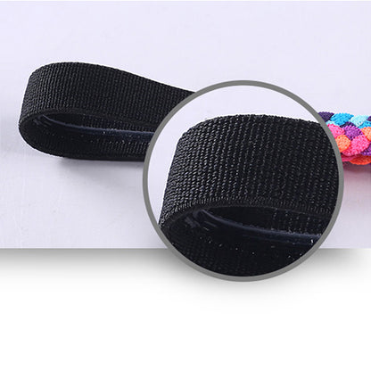 A8 Sports Running Yoga Fitness Braid Headband Unisex Non-Slip Plait Design Hair Band Sweatband