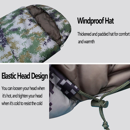 sd001 1500G Camping Sleeping Bag Keeping Warm Outdoor Hiking Tools Waterproof Travel Supplies