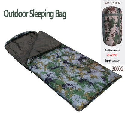 sd001 3000G Sleeping Bag Camping Gear Cold Weather Water-resistant Indoor Outdoor Use for Kids Teens Adults