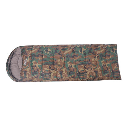 DESERT&FOX Outdoor Ultra-light Camouflage Adult Envelope Sleeping Bag Camping Hiking Warm Hollow Cotton Sleeping Bag