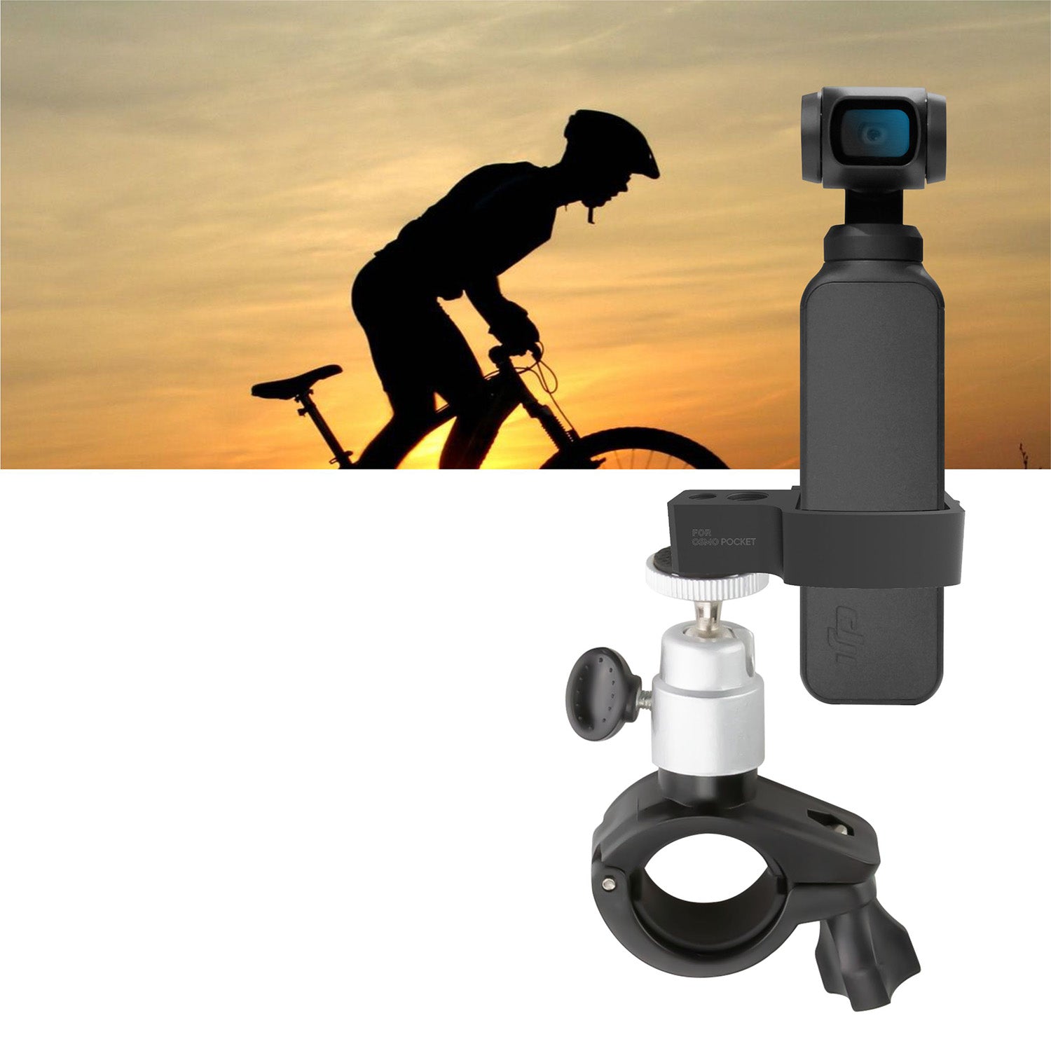 Bicycle Motorcycle Mount Stand Holder for DJI OSMO Pocket/Pocket 2