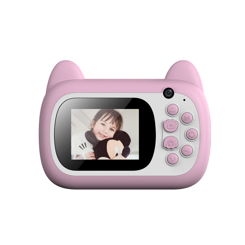 C10 24MP HD Dual Camera Kid Instant Print Camera 2.4 Inch Screen Children Cartoon Camera Toy