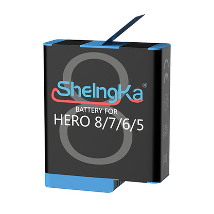 SHEINGKA 1220mAh Rechargeable Battery for GoPro Hero 8/7/6/5