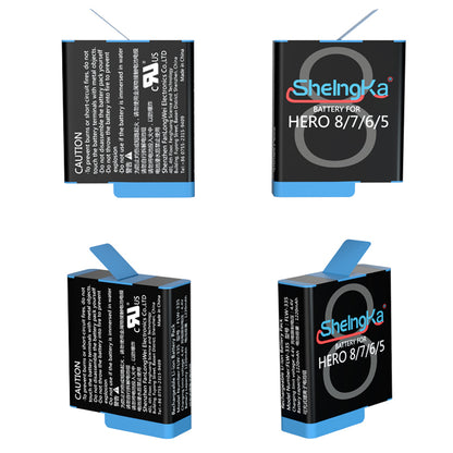 SHEINGKA 1220mAh Rechargeable Battery for GoPro Hero 8/7/6/5