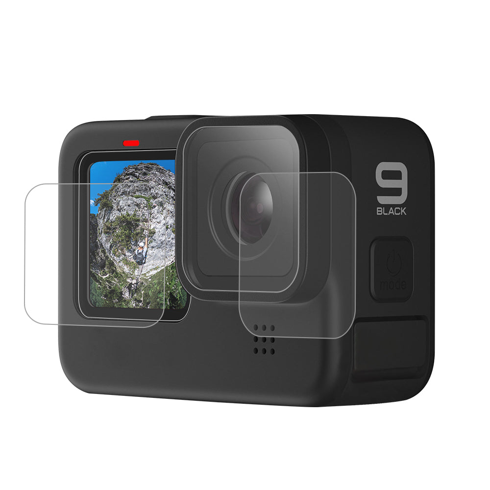 AT1092 6Pcs/Set High-definition PET Screen Protectors Lens Film for GoPro Hero9