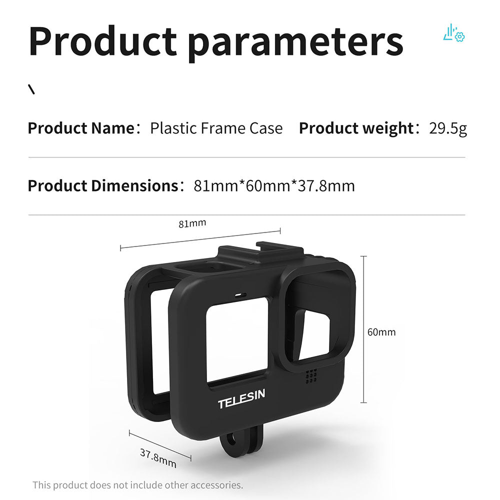 TELESIN GP-FMS-903 Protective Camera Frame Anti-drop Case for GoPro Hero 9