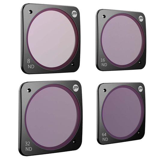 PGYTECH P-28A-013 4Pcs/Set Professional Lens Filter ND 8/16/32/64 Shutter Filter Lens Protector for DJI Action 2