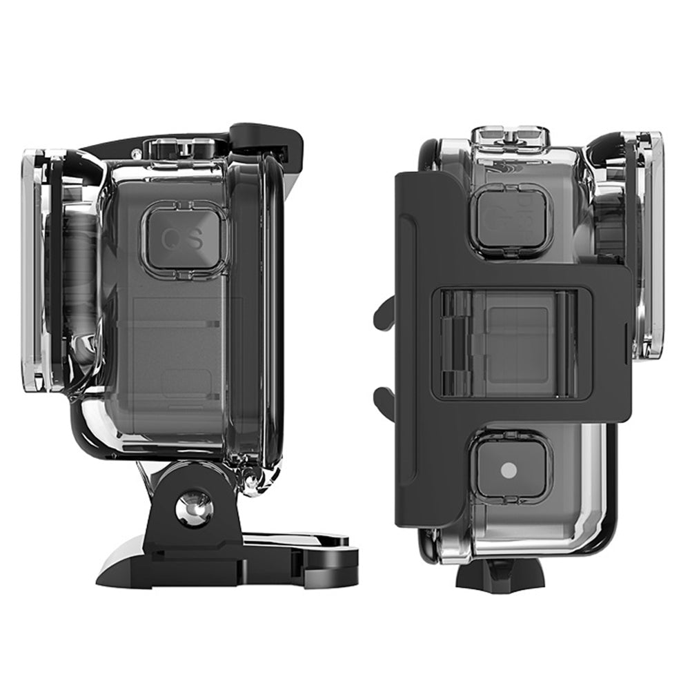 AGDY36 Square Mouth Style Underwater Sports Camera Diving Shell Protective Waterproof Housing Case for DJI Osmo Action