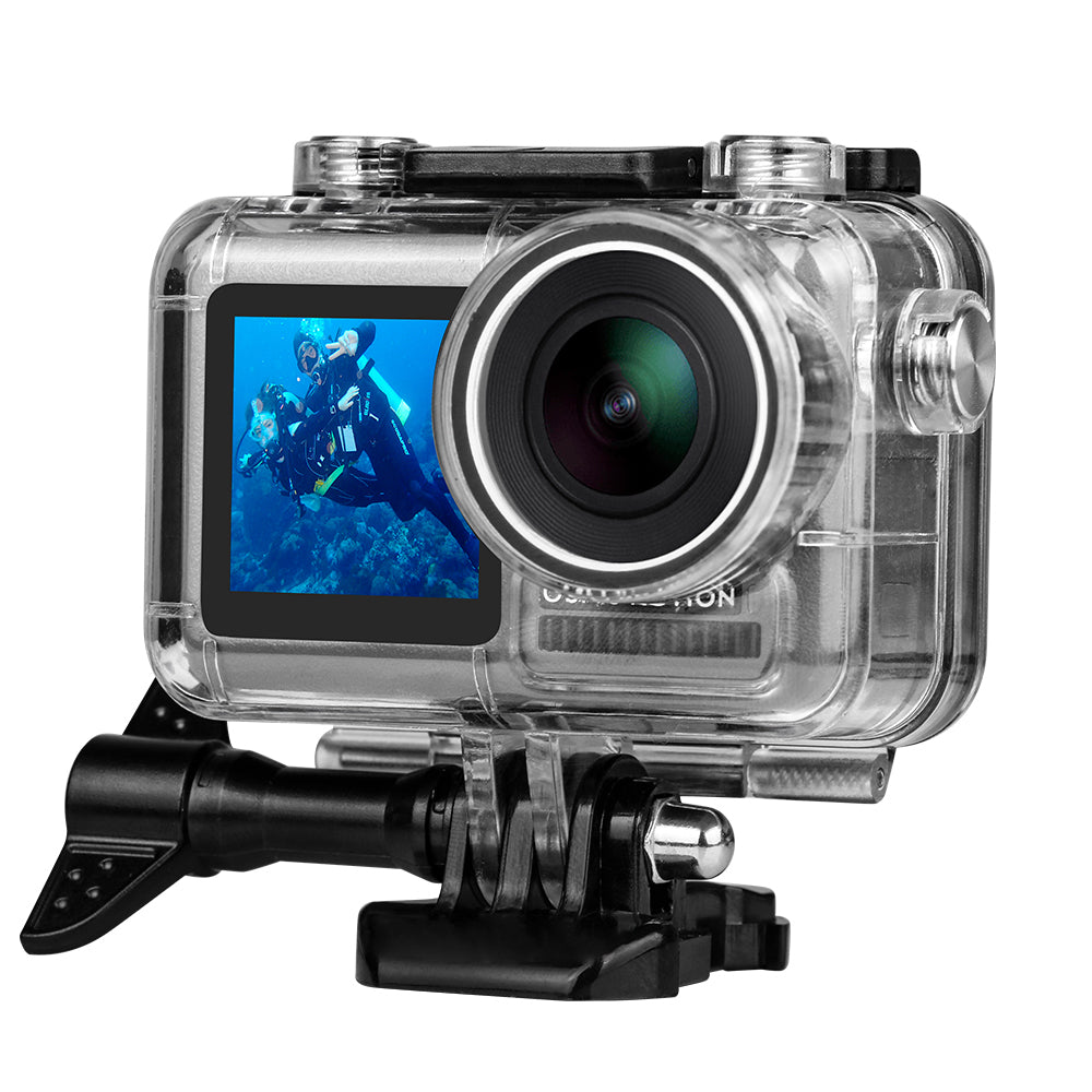 AGDY35 Waterproof Case Diving Protective Housing Shell Camera Accessories for DJI Osmo Action