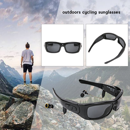 WS21 Camera Glasses 1080P Outdoor Mini HD Video Goggles Portable Eye Glasses UV Protection for Driving Riding Fishing Cycling