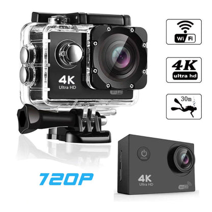 SJ4000 SD3H-2 4K 30FPS WiFi Action Camera Ultra HD Extreme Sports DV Camera with Waterproof Case