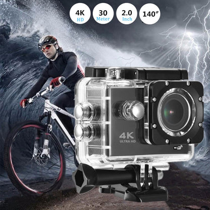 SJ4000 SD3H-2 4K 30FPS WiFi Action Camera Ultra HD Extreme Sports DV Camera with Waterproof Case