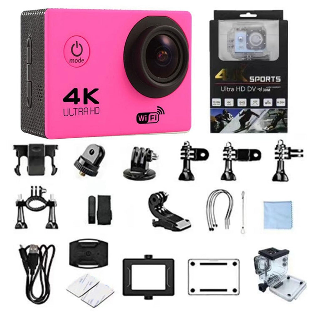 SJ4000 SD3H-2 4K 30FPS WiFi Action Camera Ultra HD Extreme Sports DV Camera with Waterproof Case