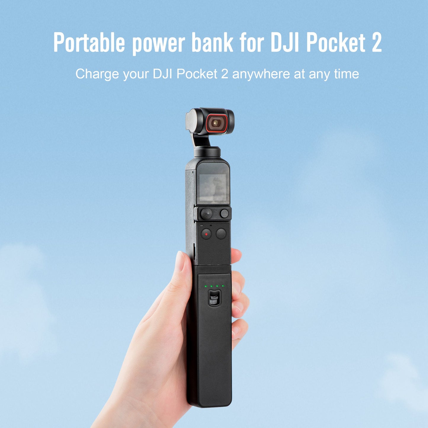 STARTRC ST1109089 For DJI Pocket 2 Camera Stabilizer Gimbal Power Bank Handheld Portable Charger with 1 / 4 Inch Screw Hole