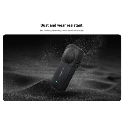 Anti-scratch Lens Cover for Insta360 X3 Panoramic Camera, Dust-proof Soft Silicone Lens Cap